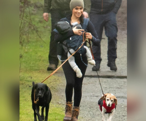 Meghan kiện công ty săn ảnh cô địu con đi dạo