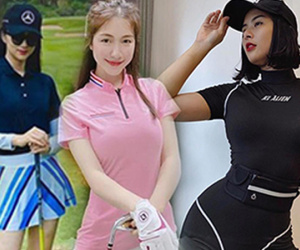 Sân golf hóa đấu trường đọ body 'trá hình' của mỹ nhân Vbiz: Hương Giang cực nuột bên Matt Liu, Hoa hậu, Á hậu so kè quá căng