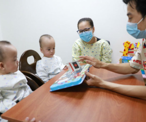 50 ngày sau mổ tách của Trúc Nhi, Diệu Nhi