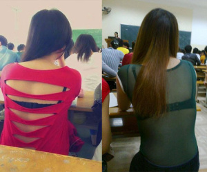 Loạt khoảnh khắc kém duyên của các gái xinh nơi giảng đường: Từ hở hang, cắt xẻ đến xuyên thấu đều có đủ