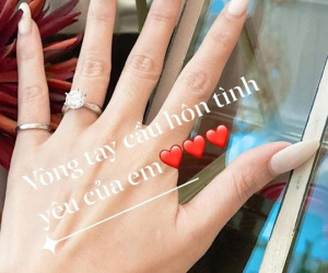 Quế Vân khoe nhẫn kim cương 'khủng', úp mở chuyện nhận lời cầu hôn của bạn trai