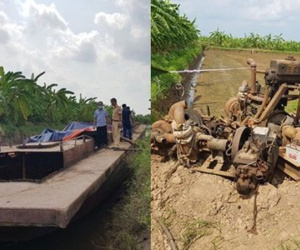 Bắt giữ nhóm đối tượng trộm tàu thủy 180 tấn