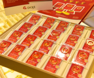 Giá vàng neo quanh 56 triệu đồng
