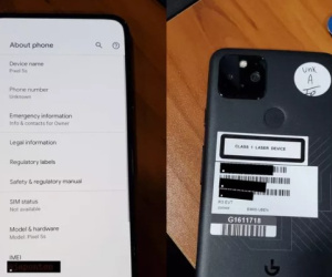 Google Pixel 5 lộ ảnh thực tế: Màn hình 'nốt ruồi', camera vuông giống Pixel 4