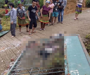 Vụ đổ cổng trường ở Lào Cai do đông học sinh đu bám