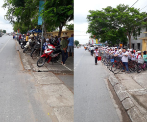 Phụ huynh Nam Định khiến dân tình xuýt xoa khi đỗ xe ngay ngắn kéo dài cả cây số chờ con, bất ngờ hơn là thái độ của học sinh