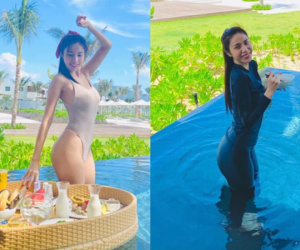Mặc đồ kín mít xuống hồ bơi để làm vừa lòng dân mạng nhưng vẫn bị chê phản cảm, Thủy Tiên có màn đáp trả cao tay được nhiều người ủng hộ