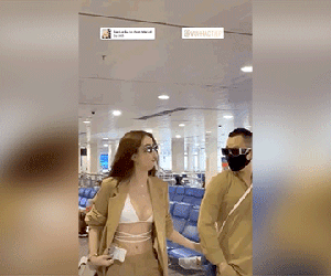 Ngọc Trinh chiếm trọn sự chú ý khi diện bikini ra sân bay, áo vest thanh lịch cũng không làm lu mờ nổi vòng 1 quyến rũ