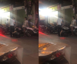 Cô gái khóc lóc, ôm chân bạn trai giữa đường, dân mạng bùng nổ ý kiến trái chiều