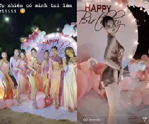 Ngọc Trinh mở tiệc sinh nhật sớm: Cả dàn bạn sexy đến dự, 'thót tim' màn nhảy 5s khiến vòng 1 chực chờ nhảy ra ngoài