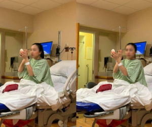 Dân mạng sửng sốt vì hành động vô cùng bình tĩnh của mẹ bầu trước khi vào phòng sinh