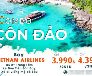 Đua giảm giá vé bay đi Côn Đảo: Rẻ, dễ mua chưa từng có