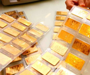 Giá vàng miếng giảm nhẹ