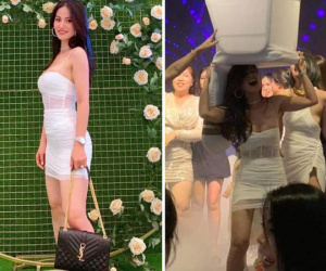Hội gái xinh dự đám cưới với tinh thần 'lúc đi hết mình lúc về hết... hồn'