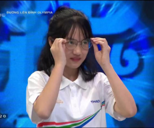 Nữ sinh biểu cảm nhăn mặt trên sóng Đường lên đỉnh Olympia: 'Người quen' của chương trình, từng khiến Á quân Olympia thi đấu 'toát mồ hôi hột'