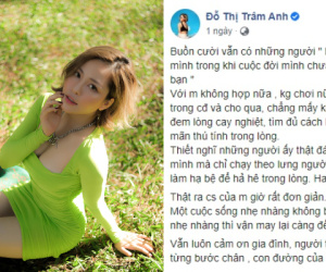 Sau bộ ảnh sexy 'hết nấc', hot girl Trâm Anh gây bão với dòng trạng thái ẩn ý bị bạn cũ hãm hại