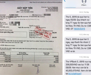 Phí nhắn tin 1.580 đồng, chậm trả một tháng bị ngân hàng phạt thành 206.000 đồng