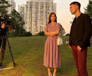 Huyền Lizzie tung ảnh hậu trường phim mới, hé lộ tạo hình phong trần của Mạnh Trường