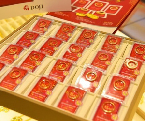 Giá vàng trong nước tăng trở lại