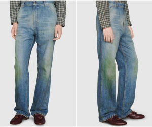 Gucci gây sốc khi bán quần jeans 'mọc rêu' như bỏ quên ngoài vườn với giá 18 triệu VNĐ