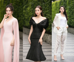 Dàn sao Vbiz đổ bộ buổi sơ khảo Hoa Hậu Việt Nam 2020: Thuỵ Vân khoe body đồng hồ cát, Đỗ Mỹ Linh - Tiểu Vy đọ sắc cực gắt