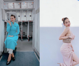 Nữ tiếp viên trưởng xinh đẹp của Vietnam Airlines bật mí thu nhập thật và quá trình lên chức gắt gao