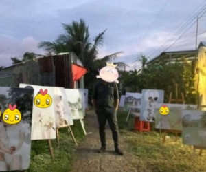Thanh niên đi đám cưới lạc giữa 'mê hồn trận'... ảnh cưới của cô dâu chú rể
