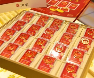 Giá vàng trong nước lên gần 56 triệu đồng