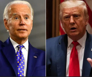 Ông Joe Biden nói với tổng thống Trump: 'Ông có yên lặng không?'