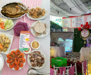 Ngoài hơn 150 mâm cỗ, 'cô dâu' ở Điện Biên còn bị nhà hàng tố từng đặt 156kg gà, 40kg giò, 180 đĩa mía tráng miệng và cũng chưa trả tiền