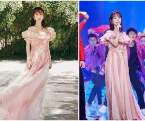 Dương Tử bị chê khi diện đầm Công Trí, đáng chú ý là sự chênh lệch ảnh bị chụp và ảnh tự đăng