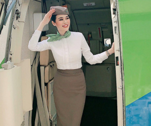 Gái xinh sinh ra ở Đức, lớn lên tại Nga và trở về Việt Nam làm tiếp viên hàng không sau khi nhà phá sản