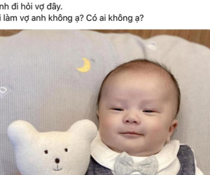 Khoe con trai bụ bẫm đáng yêu, bà xã Duy Mạnh tranh thủ 'kén' con dâu luôn: Hội chị em còn không mau 'góp gạo'!