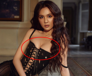 Khoe vòng 1 'căng đét' như muốn tràn ra ngoài nhưng Ngọc Trinh lại ê chề vì o ép đến mức méo cả ngực