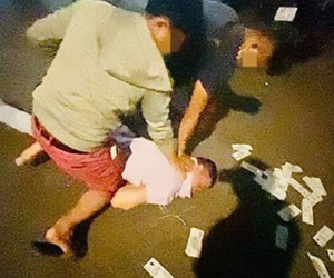 Video: Cảnh sát hình sự TP HCM chặn xe bắt nóng nhóm giang hồ cho vay nặng lãi