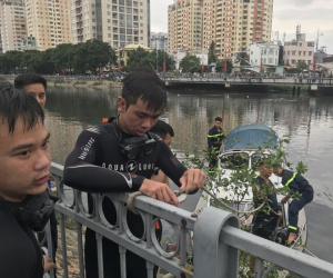 Tìm thấy thi thể người đàn ông nhảy cầu Nguyễn Văn Cừ