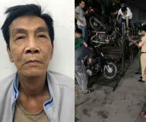 Bắt băng nghiện nhiều tiền án chuyên trộm cắp do người đàn ông 65 tuổi cầm đầu ở Sài Gòn