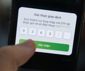 Bảo mật bằng OTP vẫn có thể bị chiếm tài khoản ngân hàng