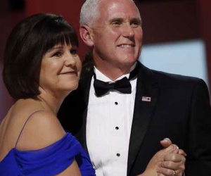 ‘Bóng hồng’ phía sau Phó tổng thống Mỹ Mike Pence