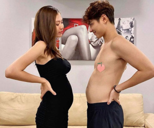 Chúng Huyền Thanh đăng ảnh nhí nhảnh cùng ông xã Jay Quân và thông báo 'niềm vui nhân đôi', tưởng song thai nhưng ai ngờ sự thật lại vô cùng hài hước