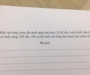 Bài toán tiểu học khiến học sinh giỏi chào thua, mọi người đều cảm thấy vô lý