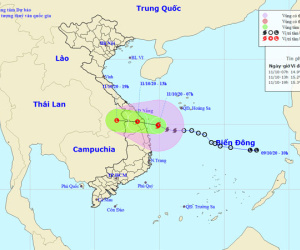 Bão số 6 suy yếu thành áp thấp nhiệt đới sau khi đi vào Quảng Nam, Quảng Ngãi