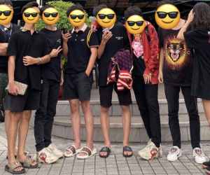 Nhóm 'dân chơi' 2k5 khoe ảnh mặc toàn hàng hiệu, dân mạng bán tín bán nghi: Có khi nào diện đồ fake?