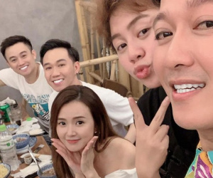 Anh Đức và Midu lại 'tình bể bình' khi đến mừng vợ chồng Nhã Phương - Trường Giang, dân tình 'đẩy thuyền' kịch liệt