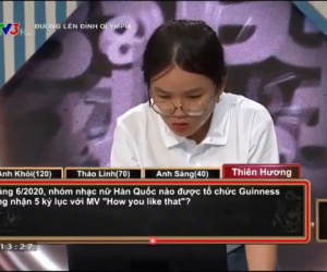 Fan girl chính hiệu tham gia Đường lên đỉnh Olympia, chưa kịp nghe đọc xong câu hỏi đã trả lời ào ào