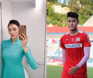 'Hoa khôi' tiếp viên hàng không muốn trộn giùm bánh tráng cho trai đẹp sáng ngời cabin, Google thì thấy ảnh có vợ mất rồi