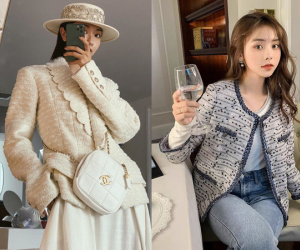 Chưa cần sắm đồ hiệu giá trên trời, Thu này bạn cứ mua áo khoác tweed về mặc là 'chanh sả' như người có tiền