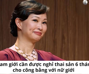 Shark Linh đề xuất cho nam giới nghỉ thai sản 6 tháng để công bằng với phụ nữ