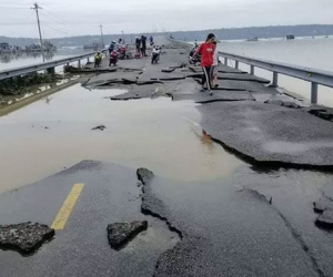 Chùm ảnh: Tuyến đường Quốc lộ 49B hư hỏng nặng