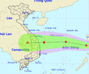 Áp thấp nhiệt đới vào Biển Đông, miền Trung lại chịu những trận mưa lớn